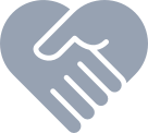 hand heart icon