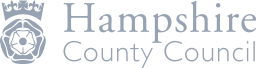 hampshire county council logo grey