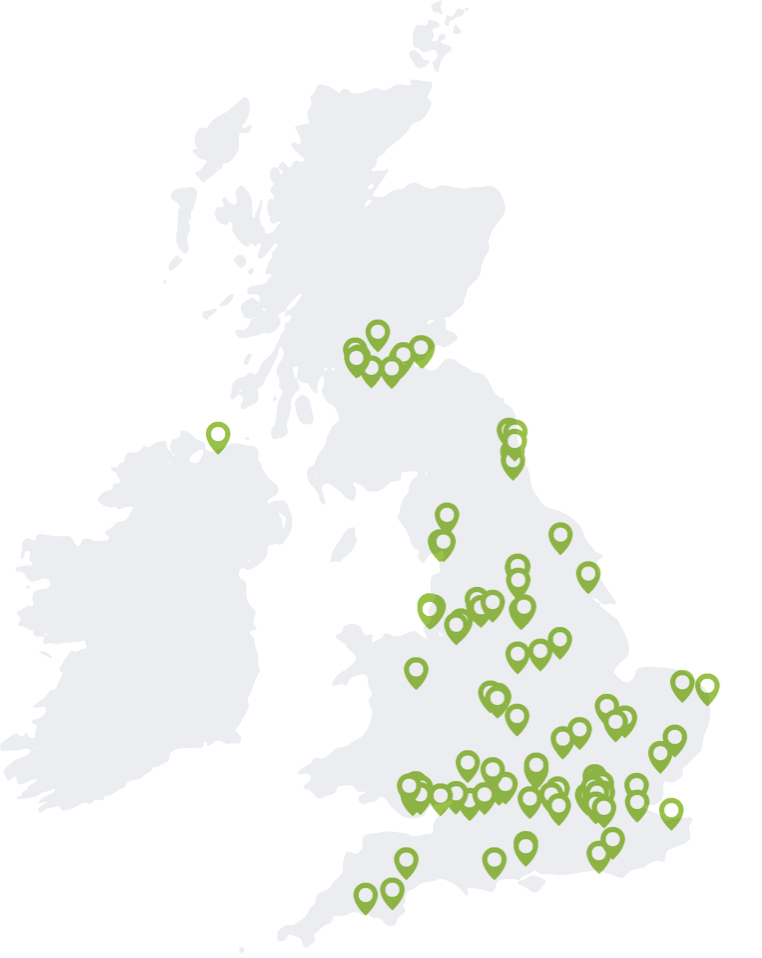 uk charity map